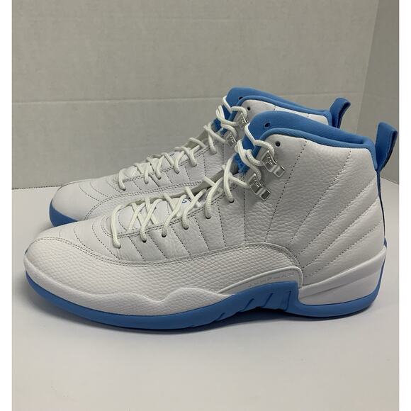 Air Jordan 12 Retro Melo 2025 CT8013 112 Size 9 Men White University Blue UNC